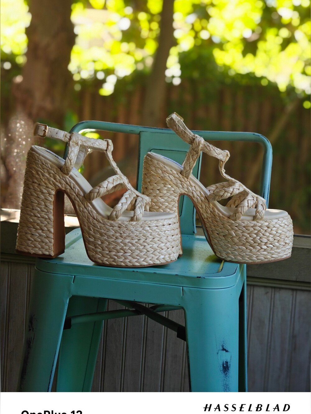 Steve Madden Natural Braided Platform Sandals